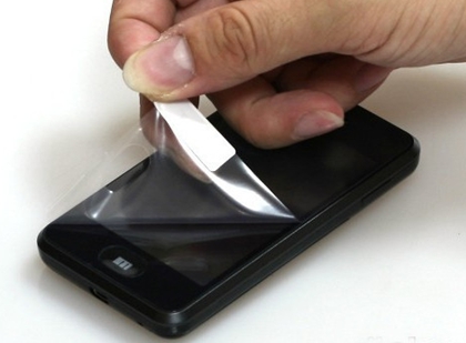 手機保護膜粘貼完成效果 手機保護膜粘貼完成效果